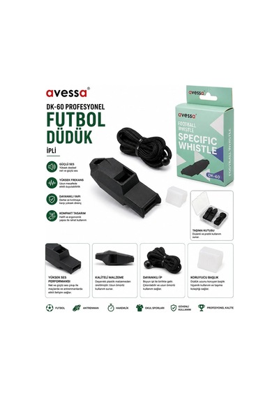 Özel Üretim Sporcular Ekipman Sahalar Dk-60 Profesyonel Futbol Düdük Belirtilmemiş
