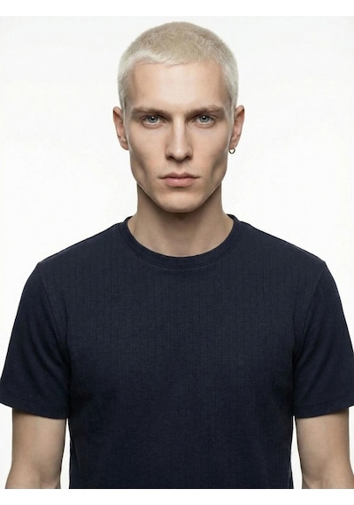 Erkek T-shirt Lf2043667 Lacivert