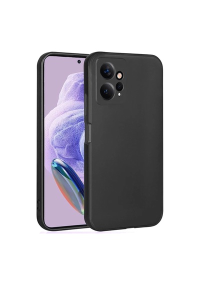 Xiaomi Redmi Note 12 4g Kılıf First Silikon - Siyah -