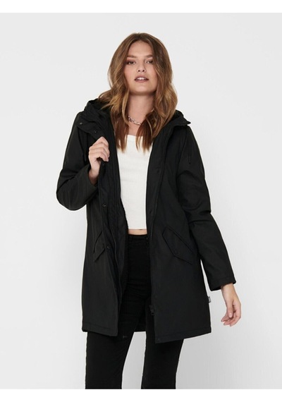 Only 15206116 Onlsally Raıncoat Cc Otw Kadın Kaban 15206116-R4306 Siyah