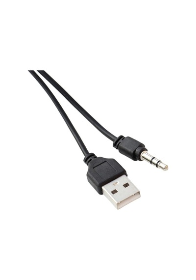 2751 Mini Usb Şarj Ve 3.5mm Aux Ses Birleştirici Kablo Mp3 Mp4 Radyo Hoparlör 45cm