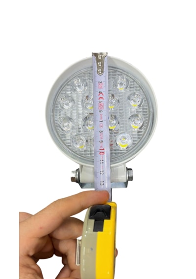 5 Adet Off Road Sis Farı Çalışma Lambası Beyaz Kalın Kasa 14 Led Yuvarlak Su Geçirmez Sis Lambası Br888 -