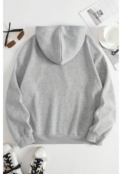 Uyguntarz Siyah Saturn Sweatshirt Gri