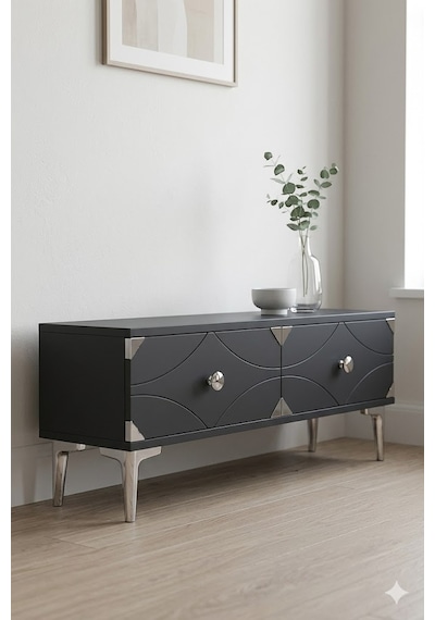 Tsa1297as Alfa Tv Sehpası Antrasit-silver 120cm