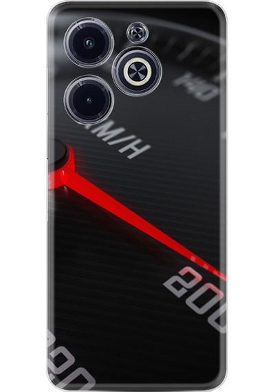 Infinix Uyumlu Hot 40i Kılıf Resimli Desenli Silikon Platinium Series Speed 1899