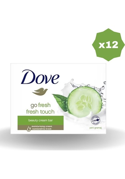 Dove Fresh Touch Sabun 90 G 12 Adet