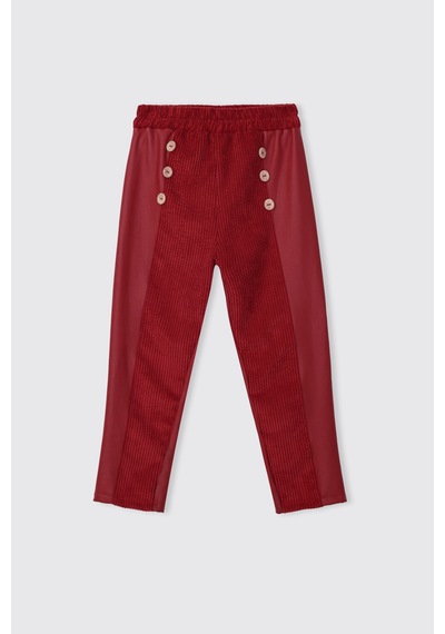 Panço Kız Çocuk Kırmızı Pantolon 2521gk04028