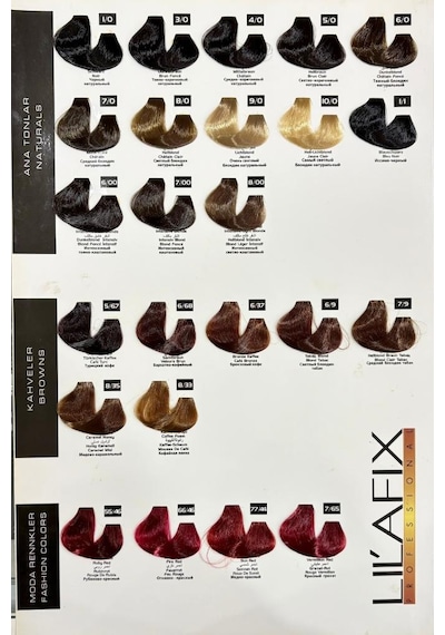 Lilafix 2+2 Saç Boyası Ve Oksidanlı Avantajlı Set - 3/0 Koyu Kahve