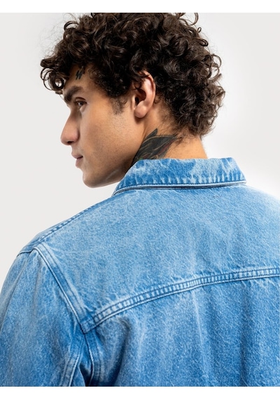 LOFT Regular Fit Erkek Gömlek U.kol Lf2036130 Q1.v1 Denim