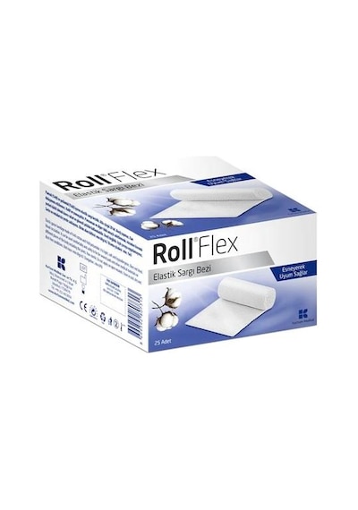 Roll Flex Sargı Bezi Elastik 8 CM x 2 M
