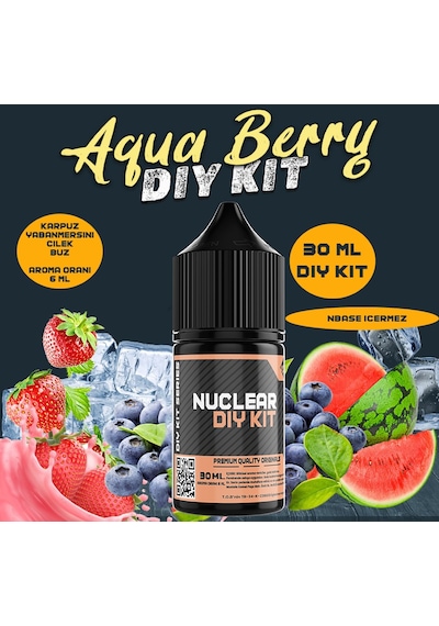Nuclear 30 Ml Dıy Kit Aqua Berry Gıda Aroması 6 Ml Aroma İçerir