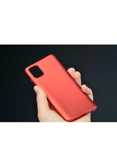 Samsung Uyumlu Galaxy A71 Kılıf Zore Premier Silikon Kapak-Siyah