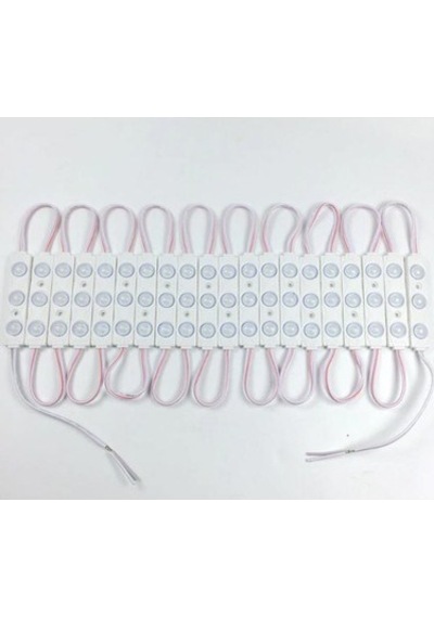 Beyaz 3 Ledli Kablolu Parmak Led 12 V 5li