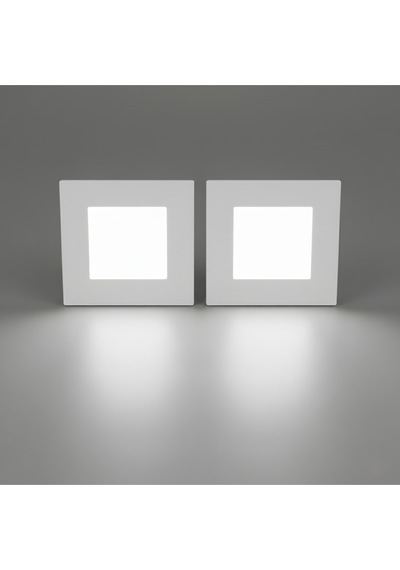 Kdl413 Slim Kare Led Panel 2'li Spot Gömme 15w 1200 Lümen - 4000k - Doğal Beyaz