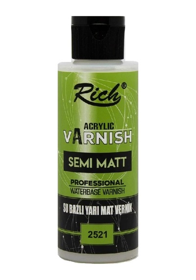 Rich Su Bazlı Vernik 2521 Yarımat 120 Cc