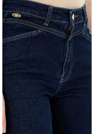 U.S. Polo Assn.  Kadın Mavi Slim Flare Fit Jean Pantolon 50297486-DN0022