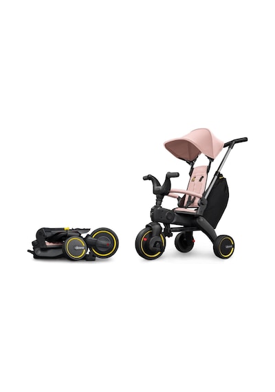 Doona Liki Trike Tek Parça Katlanır 3 Tekerlekli Bebek Bisikleti S3 Pembe
