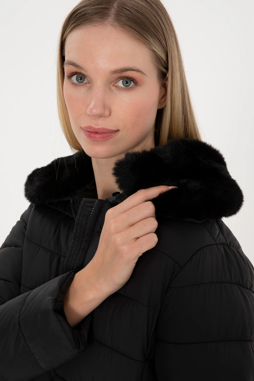 U.s. Polo Assn. Kadın Siyah Mont 50308797-vr046 Siyah