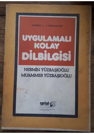 4-5.Sınıf Uygulamalı Kolay Dilbilgisi 1987 Yılı Basım