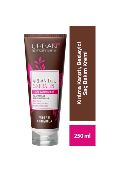 Urban Care Argan Yağı & Keratin Kolay Kırılan Saçlar için Bakım Kremi 250 ML