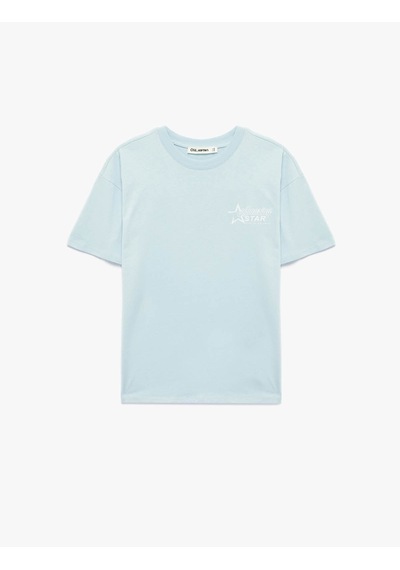 Koton 26yy59000114 Mavi Kadın T-shirt 6sal10080ık Mavi