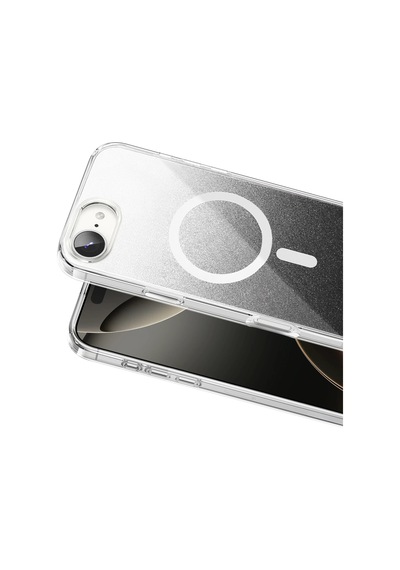 Onegif Apple İphone 17e Sora Simli Magsafe Kapak - Siyah - Siyah