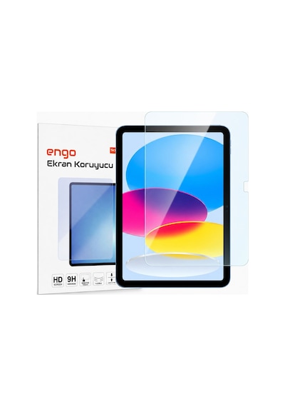 Engo Apple Uyumlu iPad  11. Nesil A16 Ekran Koruyucu 11 inç 9H Parlak Nano Şeffaf A3354 A3355 ile