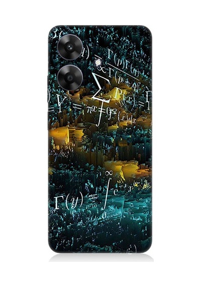 Realme Note 60 Uyumlu Matematik Formülleri  Desenli Silikon Kılıf