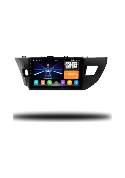 Snp Serisi Toyota Corolla 2013 - 2015 Uyumlu 4-64 Gb Hafıza Multimedya Sistemi Ve Geri Görüş Kamerası 10"