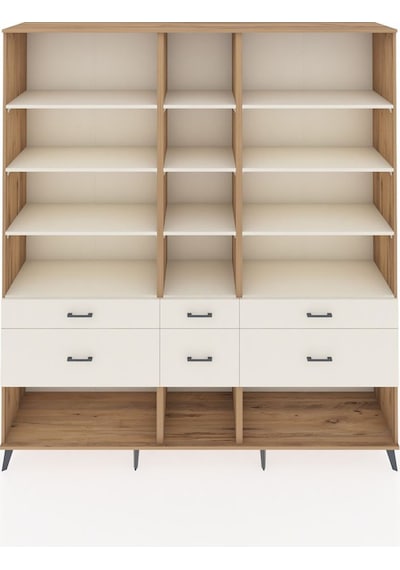Hyperion Dolap 12 Raflı 6 Çekmeceli 220x44x243 Çam-aytaşı/aytaşı Aytası/aytası Hyperion Dolap 12 Raflı 6 Çekmeceli 220x44x243 Çam-aytaşı/aytaşı Aytası/aytası