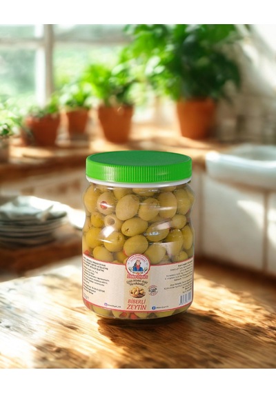Biberli Yeşil Zeytin 700 Gr.