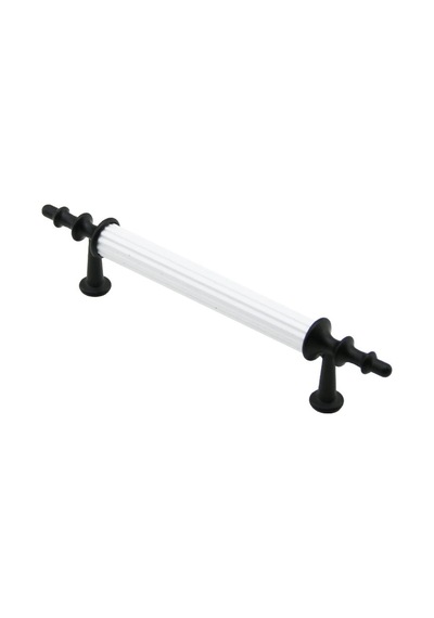 10 Adet Beyaz - Siyah Boru Kulp 9.6cm 5047 Diğer
