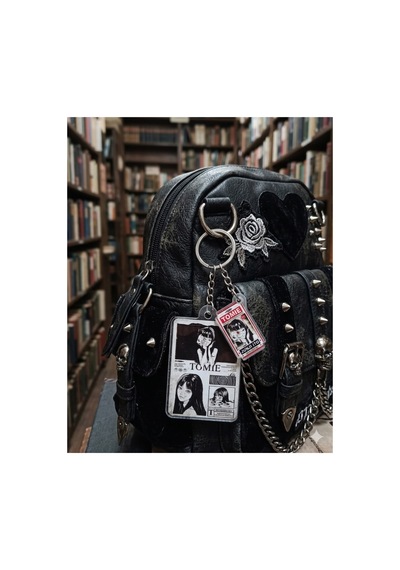 Owl Bag Tomie Kawakami Desenli Charmlı Acrylic Anahtarlık Çanta Süsü Mıx