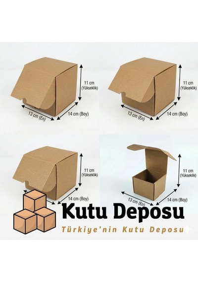 13x14x11 Cm E-ticaret Ve Kargo Kutusu 100 Adet