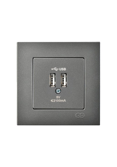 Füme 2 Usb Çıkışlı 5v Şarj Prizi İle Modern Elektrik Çözümünüz