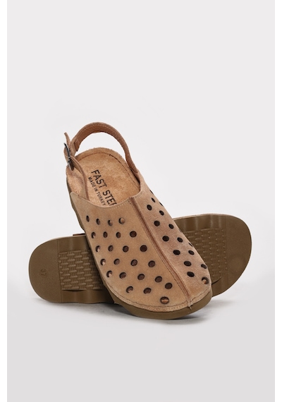 Fast Step Hakiki Deri Kadın Klasik Sandalet 972za3502 Camel