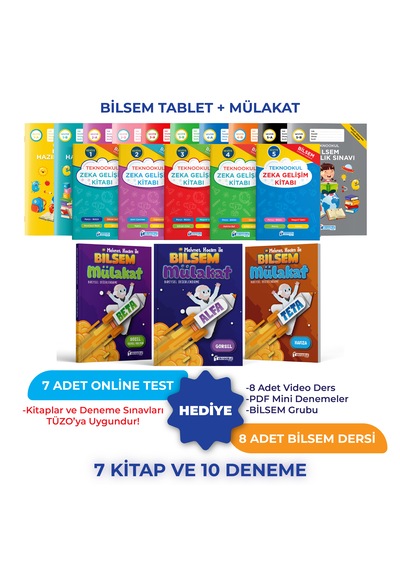 Bilsem Sınav Hazırlık Seviye 1-2-3-4-5 Ve Bilsem Hazırlık Mülakat