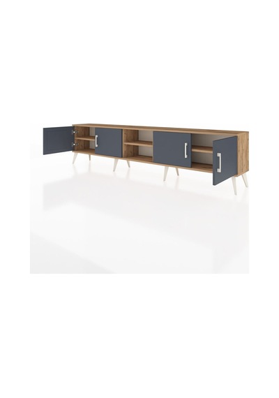 Arges Tv Ünitesi 3 Raflı 4 Kapaklı 220x30x51 Çam-antrasit/çam Antrasıt/atlas Çam - Atlas Çam Arges Tv Ünitesi 3 Raflı 4 Kapaklı 220x30x51 Çam-antrasit/çam Antrasıt/atlas Çam - Atlas Çam