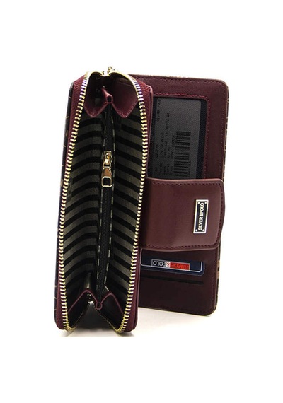 Portföy Çantası Kadın Silver Polo 928-43543 Sılver Polo Bayan Portföy M178 Kahve Sarı-mat Bordo Çok Renkli