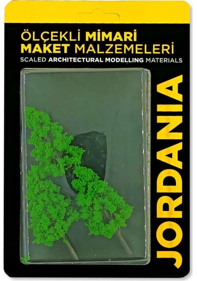 Jordania Maket Ağaç Açık Yeşil 1100 Ölçek 8 Cm 3 Adet Je03p-126080