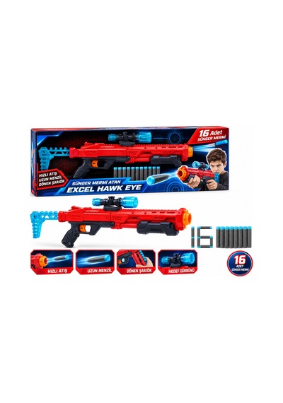 Arkhenx Silah Atan Excel Hawk Eye 16 Mermil Bzs1
