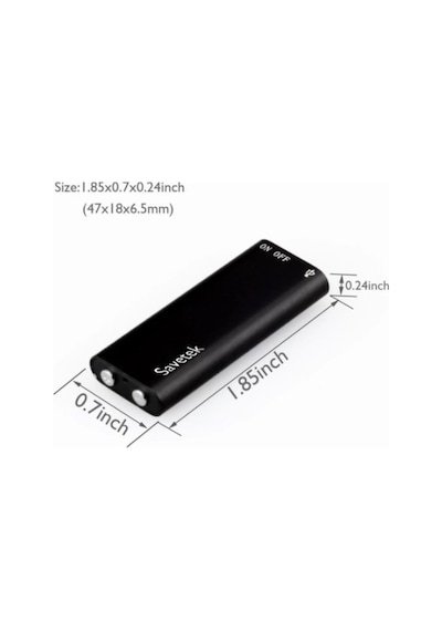 Küçük Mini Ses Kayıt Cihazı 8 Gb