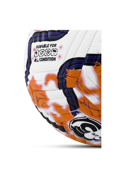 Telvesse Futbol Topu Color Pompalı Set Sert Zemin Halı Saha Futbol Topu Hibrit No:5 Çok Renkli