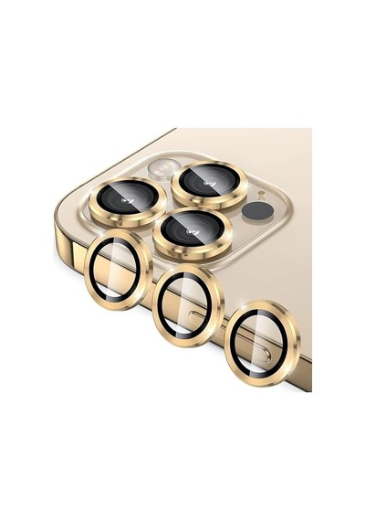 İphone 15 Pro 15 Pro Max Siyah Için Kamera Lens Koruyucu Çizilmez Hd Görüntü Bozmaz Metal Temperli Cam Diğer