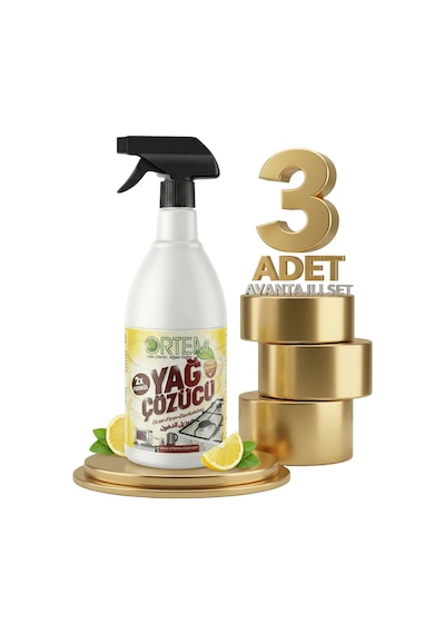 Ortem Yağ Çözücü 3x1 Kg