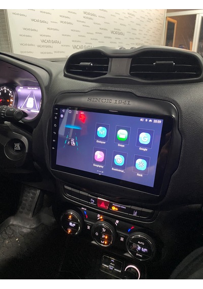 Jeep Renegade 9" Uyumlu Androıd Multimedya Gerçek 2/32 Kablosuz Carplay Geri Görüş Kameralı 9"