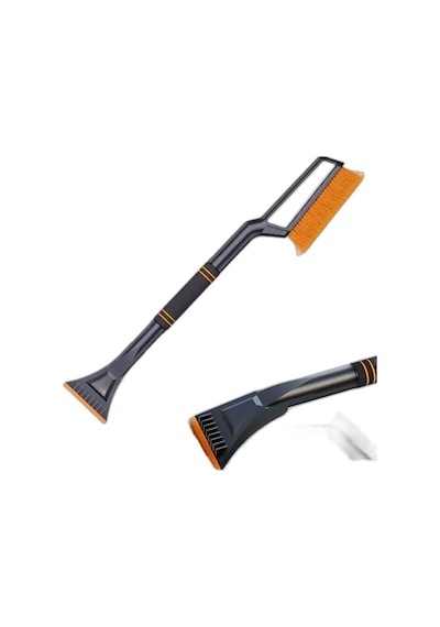 Tr St-3911 Uzatılabilir Araç Camı İçin Kar Fırçası Ve Buz Kazıyıcı, Sıyah Diğer