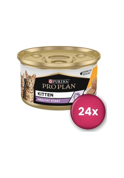 Pro Plan Kitten Yavru Kedi Konserve Maması 85 Gr X 24 Adet