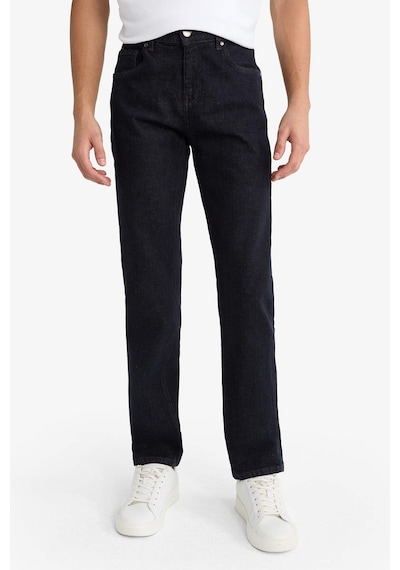 Defacto Sergio Regular Fit Normal Kalıp Normal Bel Boru Paça Jean Pantolon F4618ax25aunm34 Mavi
