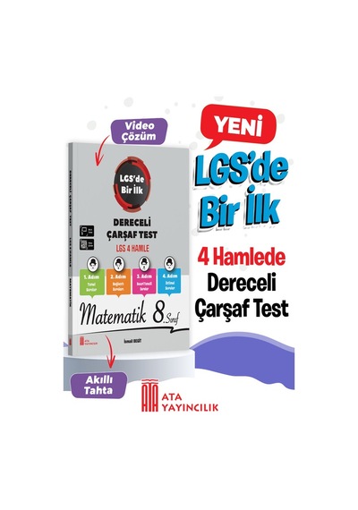 8. Sınıf Matematik Dereceli Çarşaf Test